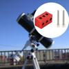 Telescope Guide Ring Riser Blocks Spacers Aluminum Portable Smooth Surface Simple Assembly with 1/4" and M6 Screws Accessory