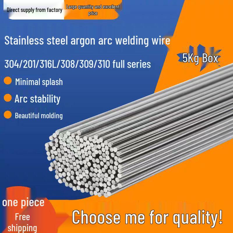 ER304/ER308/E2209/ER316L WIG-Schweißdraht aus Edelstahl, Massiv und Gerade.