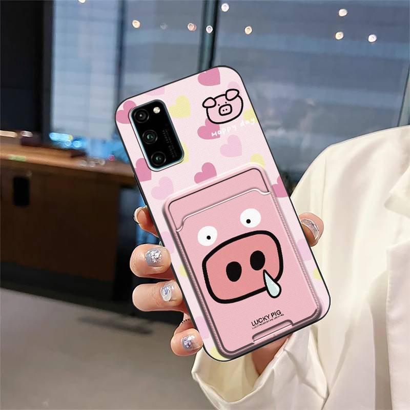 Card bag Anti-knock Phone Case For Huawei Honor V30 Pro/View 30 Pro Back Cover Anti-dust Dirt-resistant Cute Shockproof