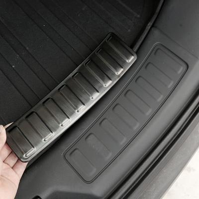 For Land Rover Discovery Sport 2015- Car Rear Bumper Tail Prevent Scuff Plate Sill Guard Cover Trim Stickers Car Accessories