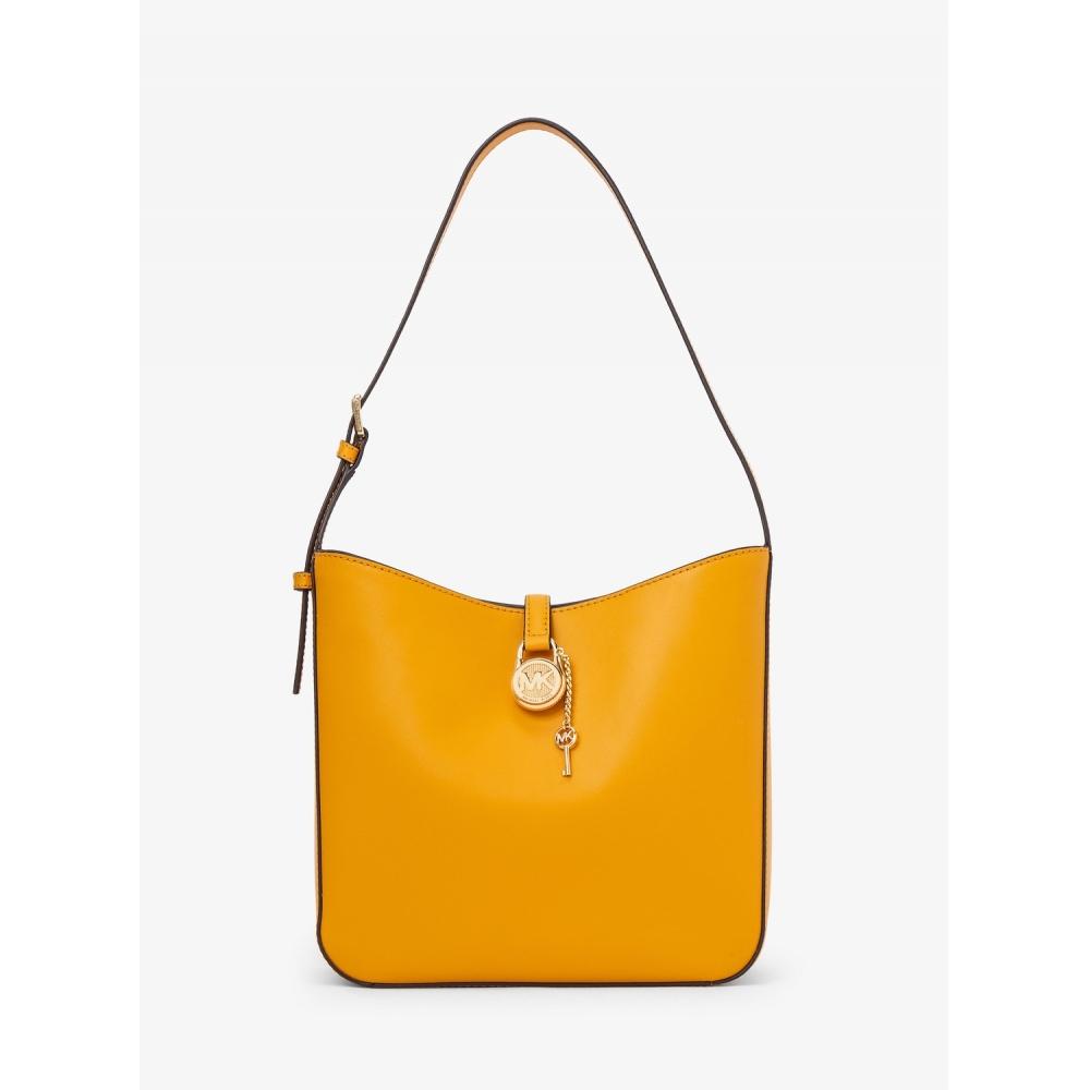 

MICHAEL KORS LYRA BUCKET SHOULDER SMALL 35F4G1YS5L7676 GOLDEN ROD