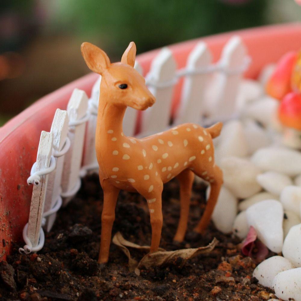 4pcs Resin Flower Fairy Plugin Set Cute Miniature Figurine Sculptures Fairy Elf Ornament  Bonsai