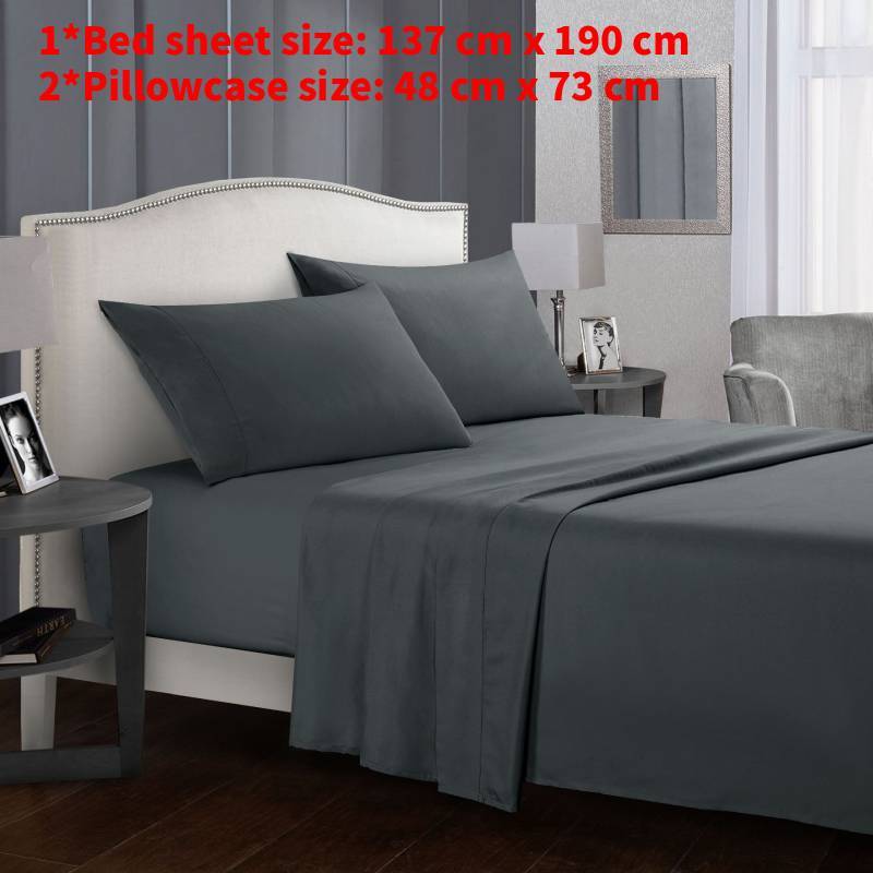 Modern Minimalist Polyester Bed Sheets And Pillowcases With Soft Breathable Comfort For All Seasons