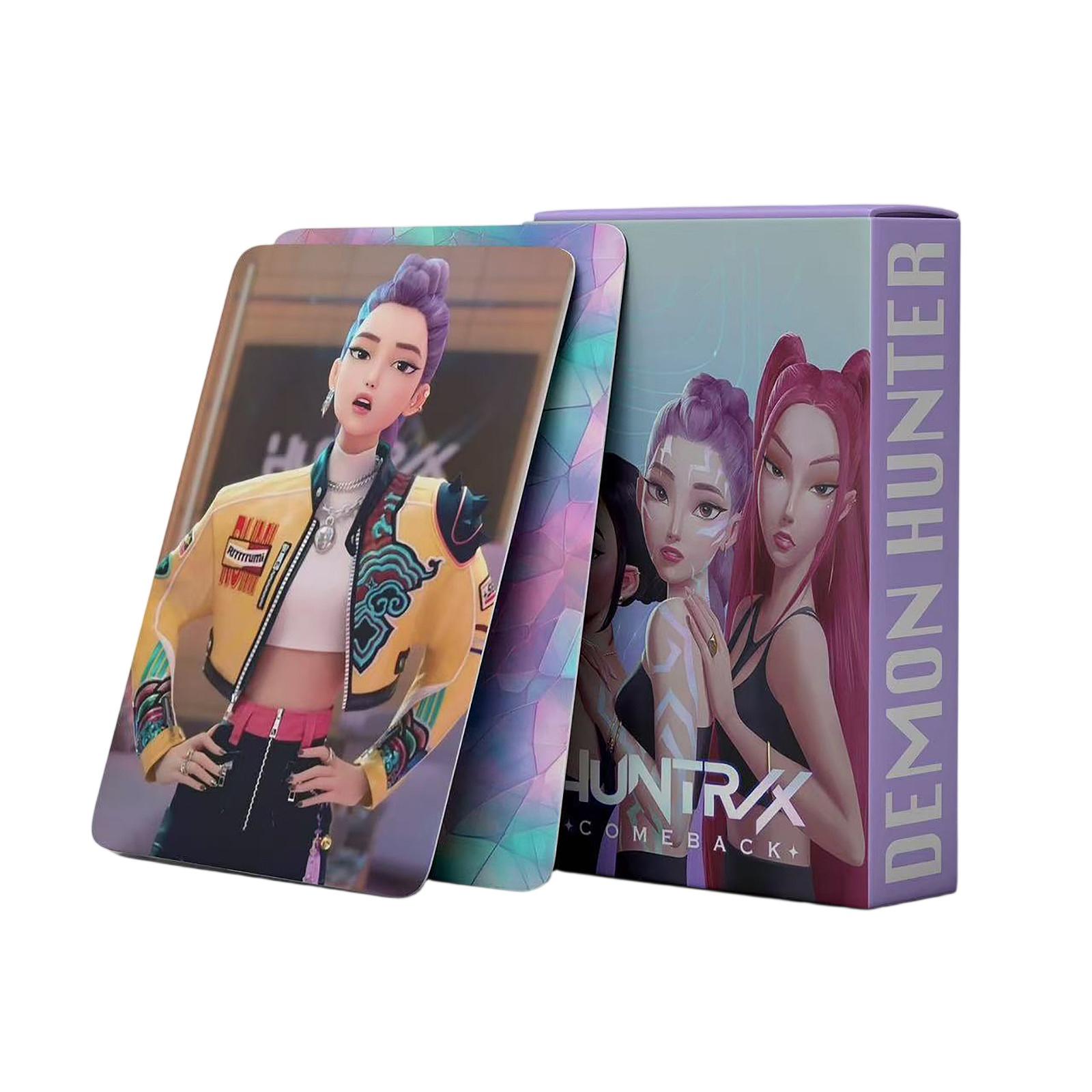 

Набор из 55 коллекционных карточек с мультяшными фотографиями в стиле аниме, сувенир One Size