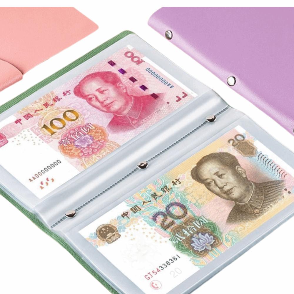 PU Cash Deposit Book 20Sheets Budget Binder Funny Storage Book  Children