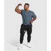 Gymshark Power T shirT TiTanium Blue A4a9q Ucmq
