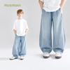 Mucmukn Boys' Cool Lyocell Denim Banana Pants