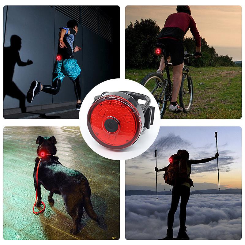Fahrrad-Rücklicht USB-wiederaufladbar für Nachtfahrten Outdoor-Abenteuer