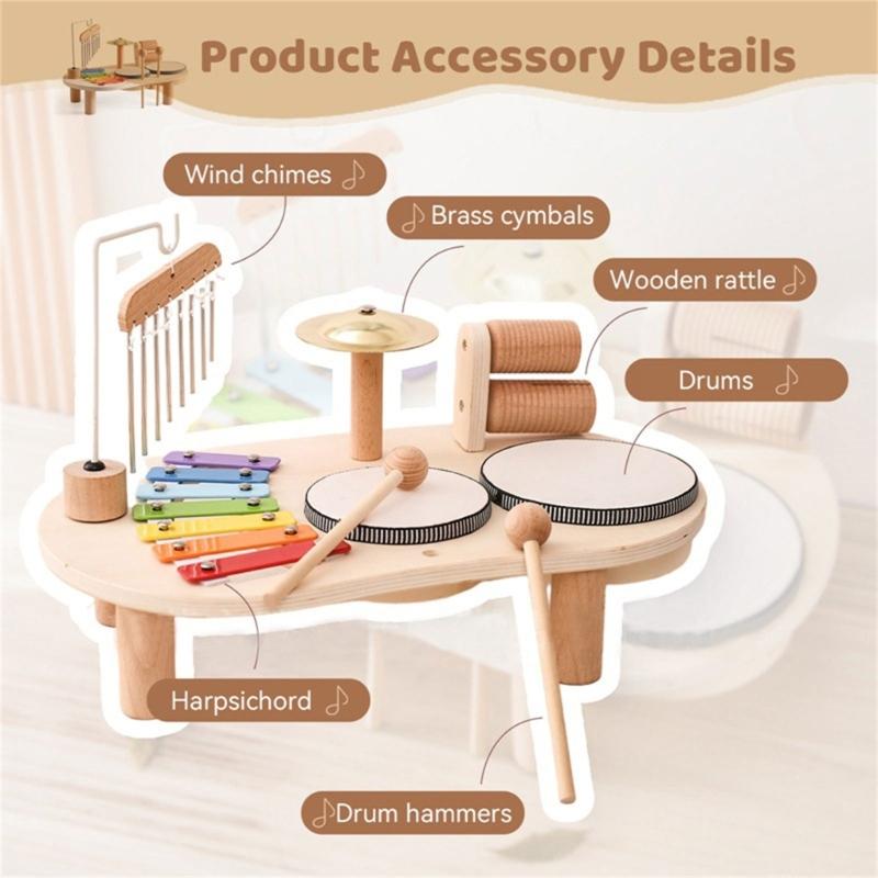 Musical Toys Wooden Xylophone Percussion Instrument Orff Percussion Wood Toy