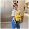 Korean Style Nylon Bumbag for Kids, Cute Letter Print Chest Pouch, Fashionable Crossbody Shoulder Bag for Boys and Girls KTB