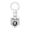 3D Metal/leather Car Logo Keychain Key Ring Pendant Accessories For Skoda Octavia Rapid Fabia Superb Kodiaq Karoq Kamiq Scala kyvc74 5DD
