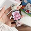 Cartoon Cat Magnetic Buckle Watch Strap for Apple Watch Series 3-9, Ultra
