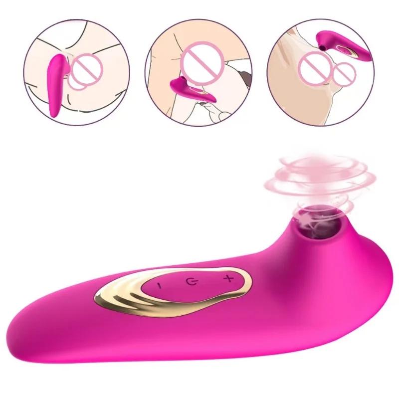 Powerful Automatic 3-in-1 Clit Sucking G Spot Vibrator & Nipple Massager for Women Adult Pleasure Toy