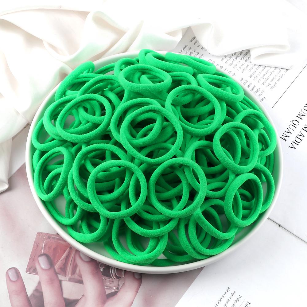51 Colors Basic Elastic Hair Band for Girls 20/30/50PCS 4cm Simple Solid Color Headband Women Hair Accessories Scrunchies Holder