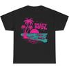 Salty Soul Retro Beach T-Shirt_ Vintage 80s Sunset Palm Tree Graphic Tee