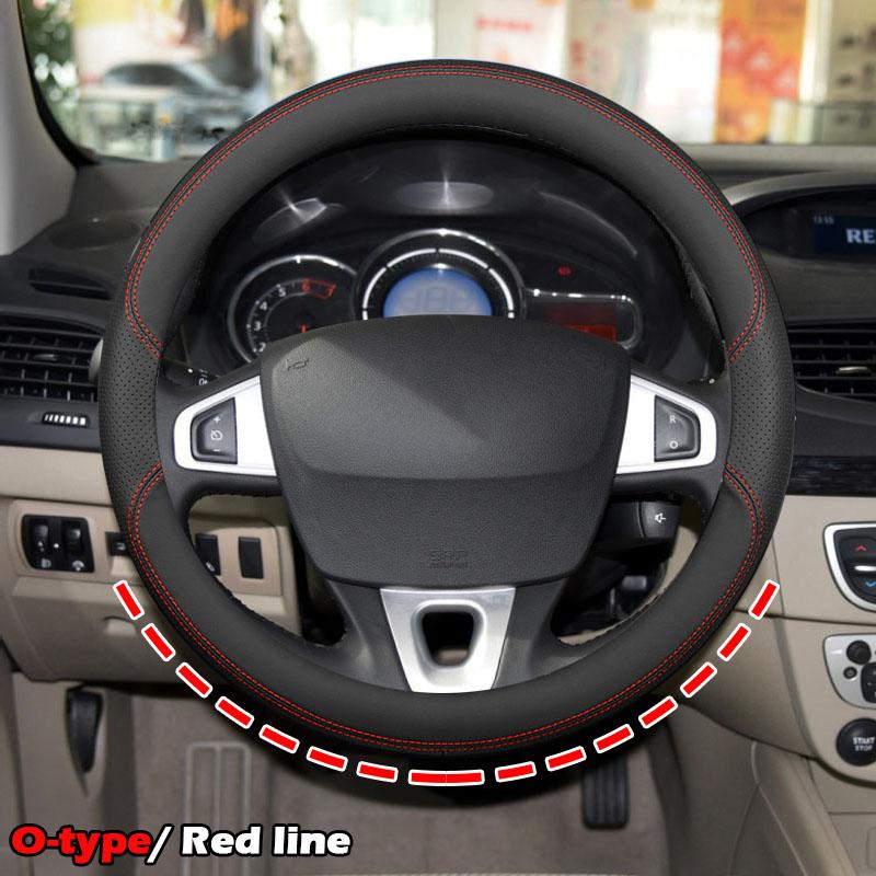 Pentru Renault Duster Kaptur Logan Megane Sandero, piele ultra subțire, husă pentru volan auto, accesorii antiderapante pentru interior