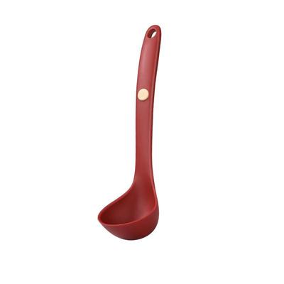 Kitchen Silicone Soup Ladle,Heat Resistant,Non-stick Seamless Rubber Deep Serving Spoon for Soups, Stews, Dressings