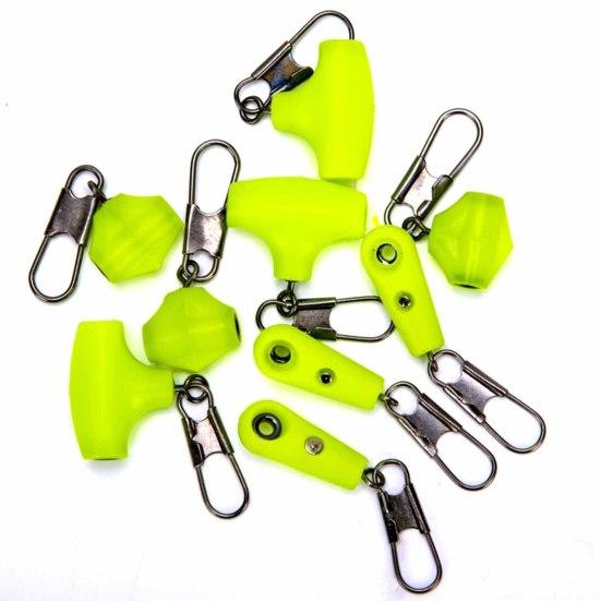 5Pcs Fishing Bobber Stopper Plastic Swivel Anti-collision Buffer Block Professional Universal Wire Protector Accessories Float Stopper Beans Fish
