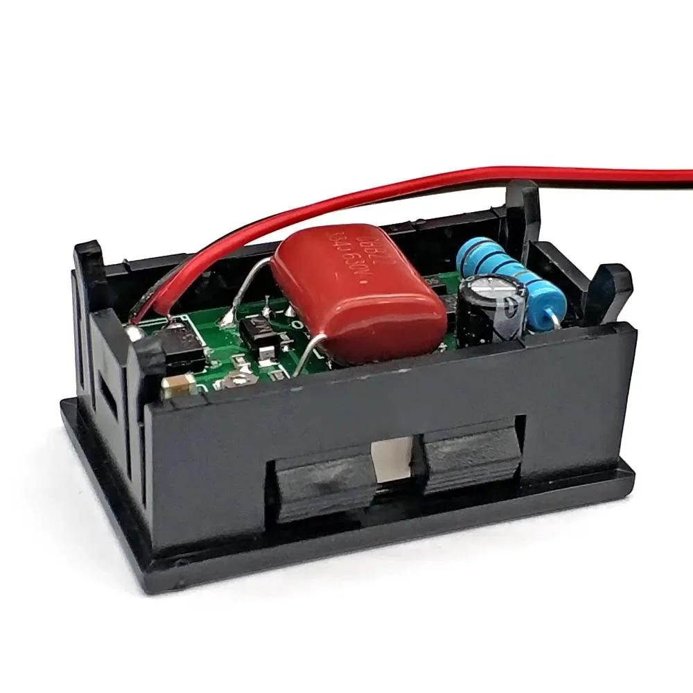 AC 70-500V 0.56" LED Digital Voltmeter Voltmetru Volt Instrument 2 Fire Afișaj Roșu Verde Albastru 110V 220V DIY 0.56 Inch