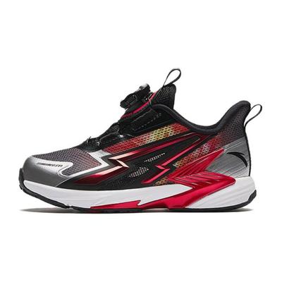 Kids Flying Knight Non-Slip Wear-Resistant Low-Top Running Shoes Kids Sneakers Black Silver Red 312429965-1