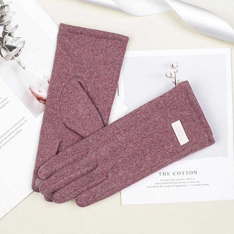 Breathable Winter Gloves For Women Nonslip Grip Soft Faux Rabbit Furs Cycling Outdoor Activity Multiple Colors