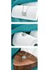 Moissanite Classic Four-Prong Necklace: Simple S925 Sterling Silver Pendant for Women, Japanese & Korean Inspired Light Luxury Style.