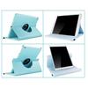 360 Rotating Case - Phonillico - Apple iPad AIR 2/AIR 1 - Light Blue - Elastic Protection - Multi-positions