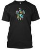 Sea Turtle Art Gift Tee TTshirt Made In the USA Size S To 5XL