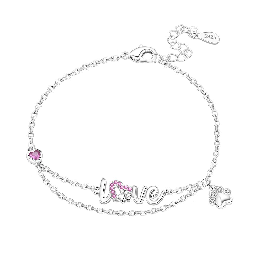 New 925 Silver Exquisite Golden Starry Bracelet Chain Link Women Bracelet Birthday Festival Jewelry Gifts