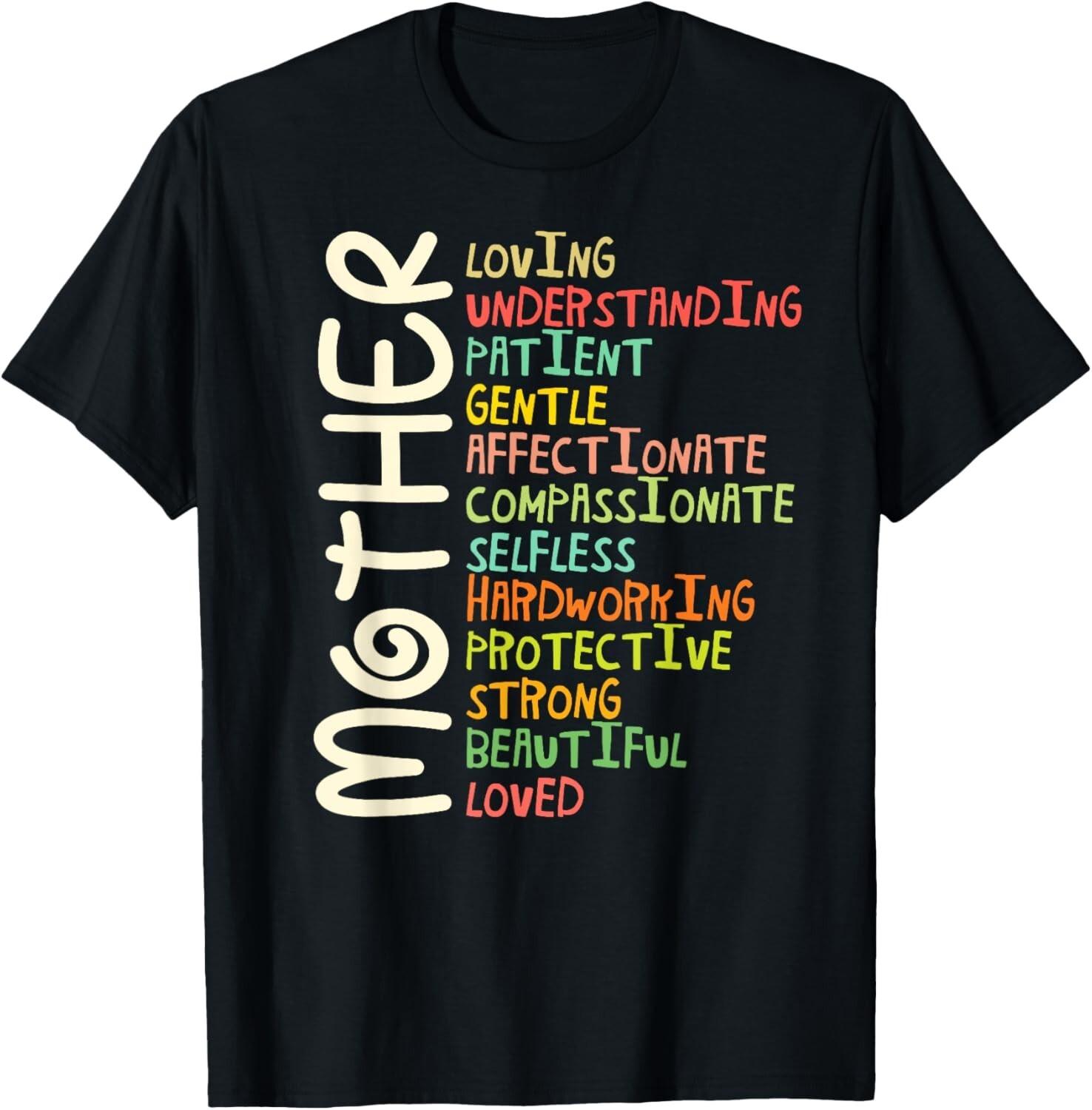 MOTHER Meaning Shirt I Love Mom Mothers Day T-Shirt XXL