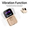 Mini Flip Mobile Phone FM Radio Magic Voice Blacklist Speed Dial Vibration 2SIM Card Small Display Foldable Phone