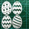Velikonoční vajíčko Kovové vykrajovátka Ruční výroba DIY Scrapbooking Ražební potřeby pro děti Děti Dívky
