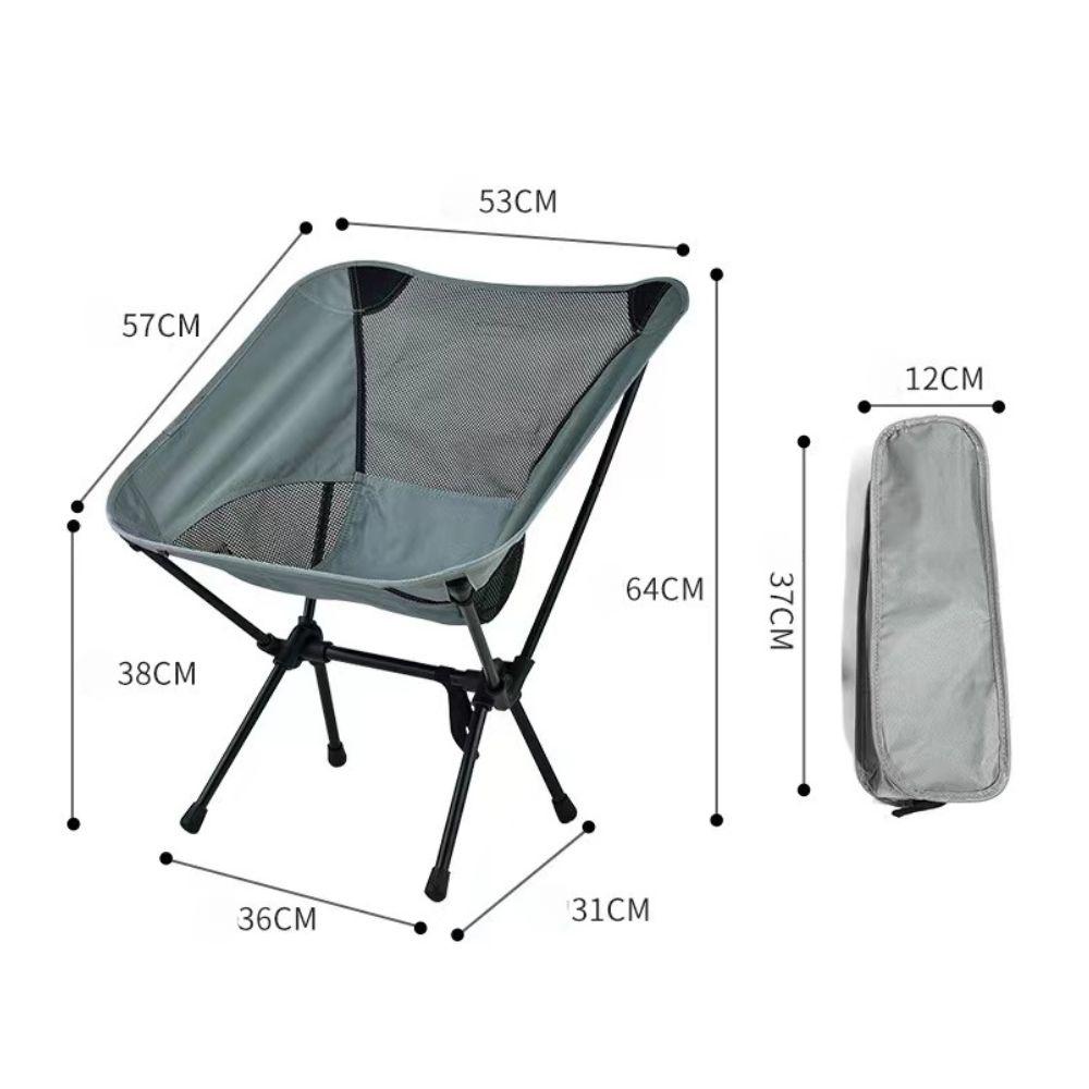 Portable Folding Camping Chair, Lightweight and Compact Outdoor Chair, Suitable for Outdoor,Picnic Camping Chair with Portable Storage Bag