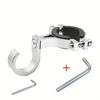 Universal No-Drill Helmet Hanger Single Piece Heavy Load Front Storage Hook for Electric Scooter Bike Motorcycle E-Bike