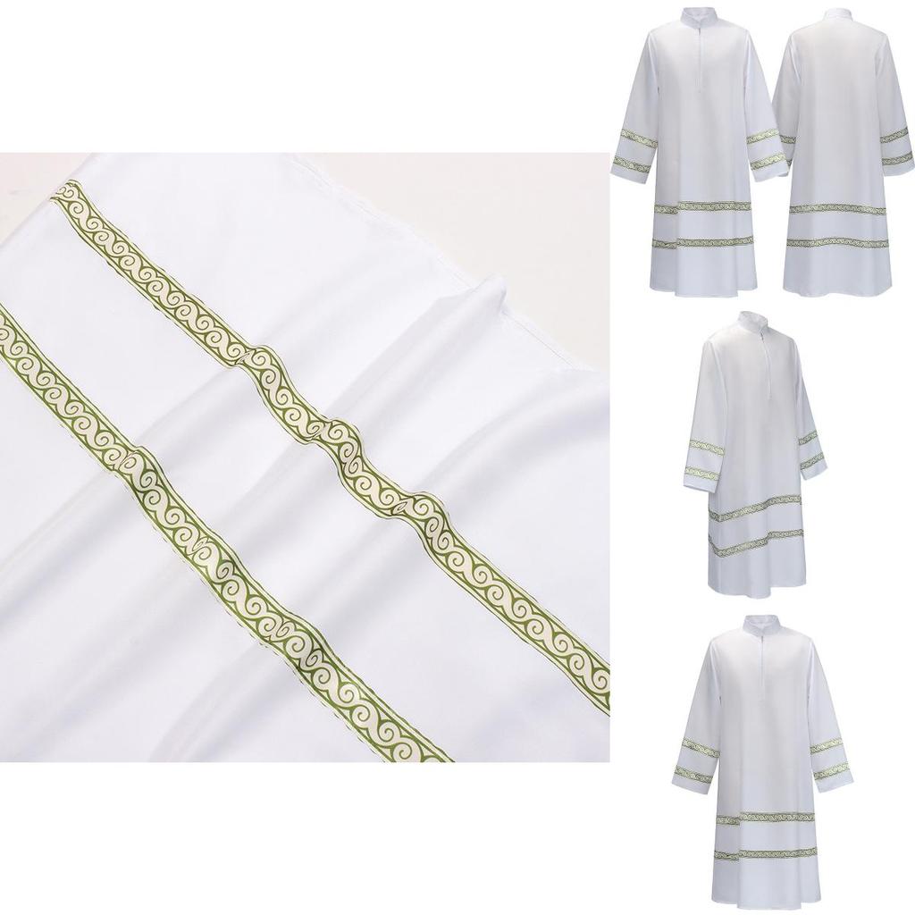 Halloweenmiddle Eastern Male Costume Long Sleeve Jumpsuit Polyester Fabric For Stage Performance