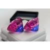 Natural Pitambari Sapphire For Earring Making Oval Cut 30+ Ct Gemstone