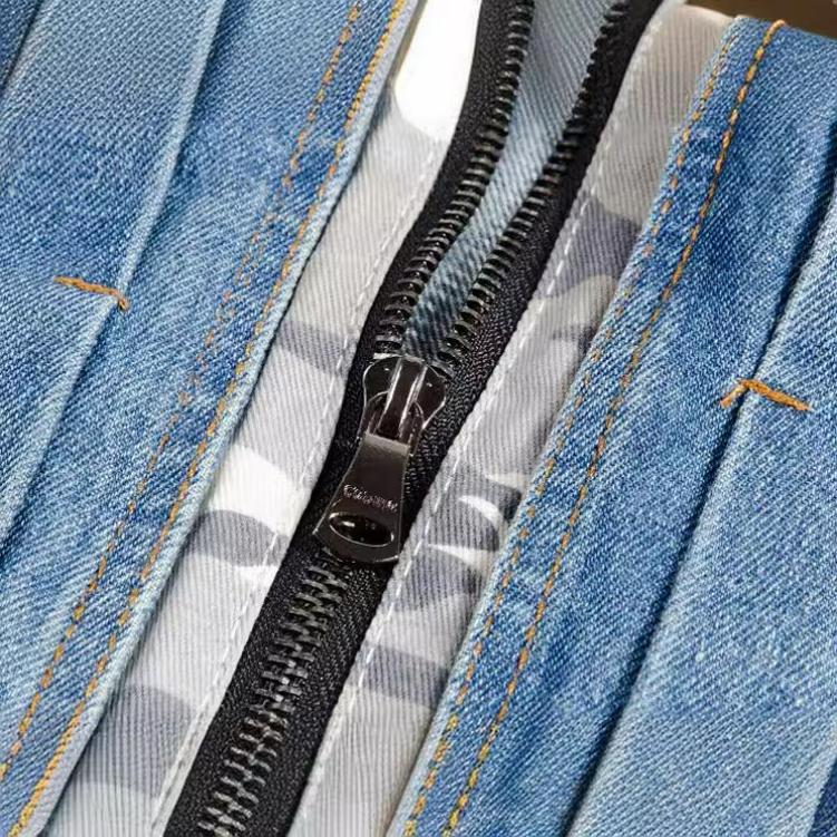 Gilet di Jeans Ripped da Uomo Vestibilità Slim Gilet di Jeans con Cappuccio Gilet di Jeans da Uomo