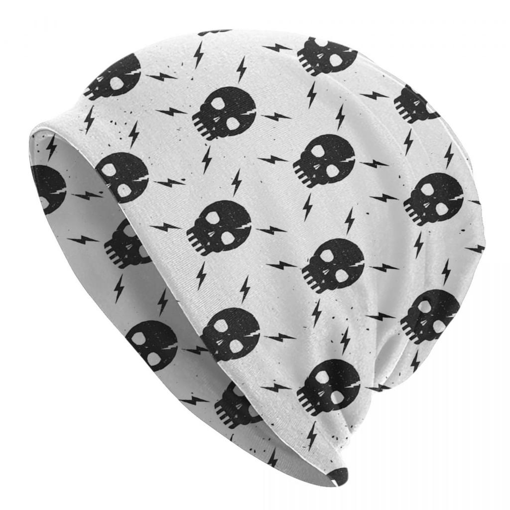 Horror Gothic Skeleton Death Skull Skullies Beanies Caps For Unisex Women Unisex Street Winter Warm Knitted Hat Adult Bonnet Hats