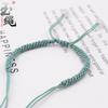 Pixiu Corn Knot Luck Bracelet with Safety Buckle and Beads DIY String Rope