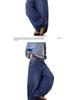 Unisex American Retro Wide-Leg Scimitar Jeans with Embroidered Pocket - Autumn Collection