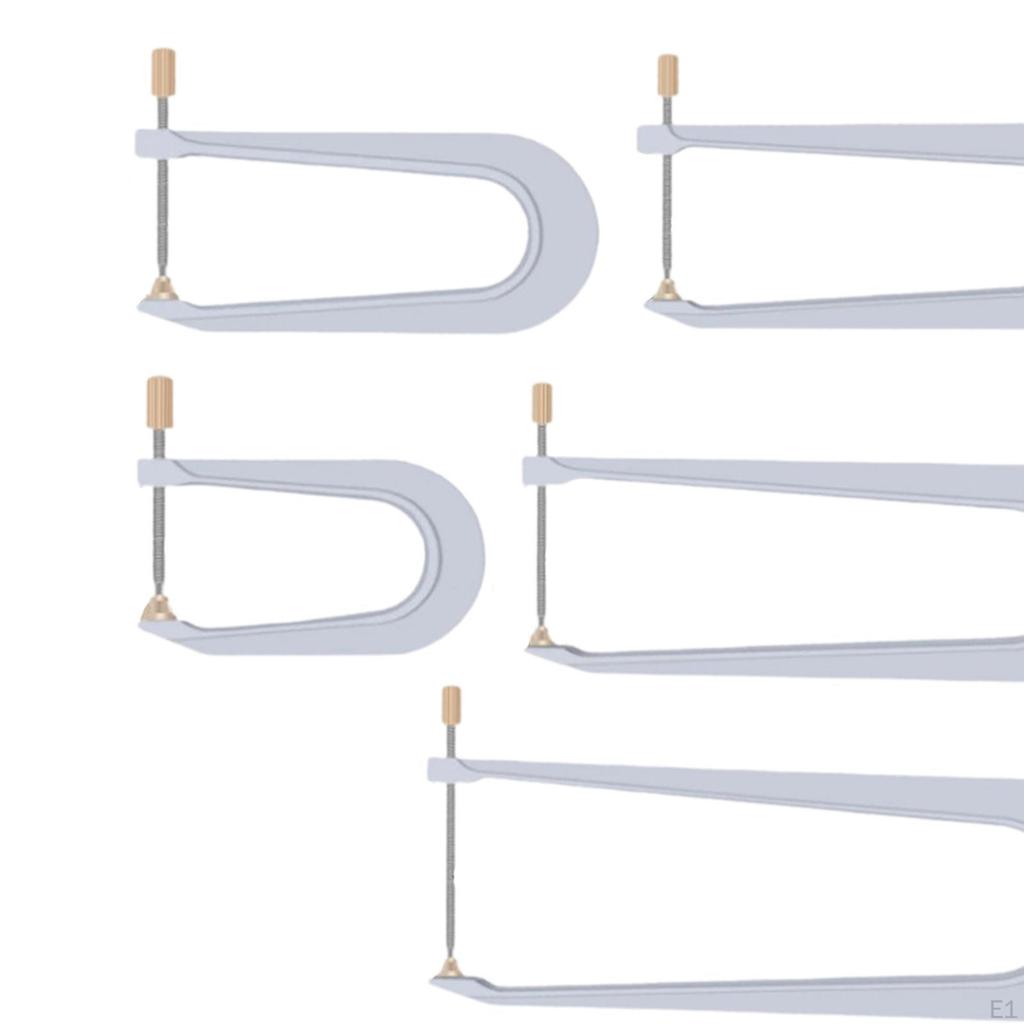 5 Pieces Instrument Beam Clamps Production and Repair Tool Aluminum Replacement Parts Bracing