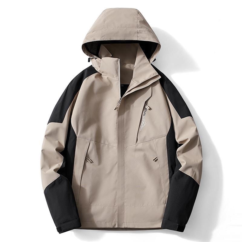 Cross-Border Outdoor Unisex Windbreaker: Waterproof, Windproof, Ideal for Spring/Autumn, Custom Logo Available.