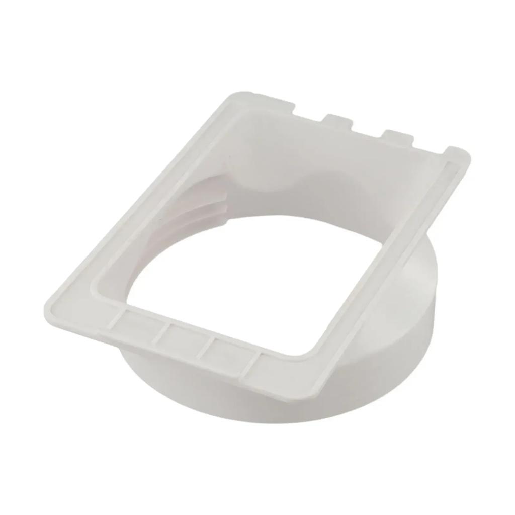 Easy To Install High-Quality Material Connector Exhaust Pipe Mobile Air Conditioner Duct Adapter Gray ABS Material