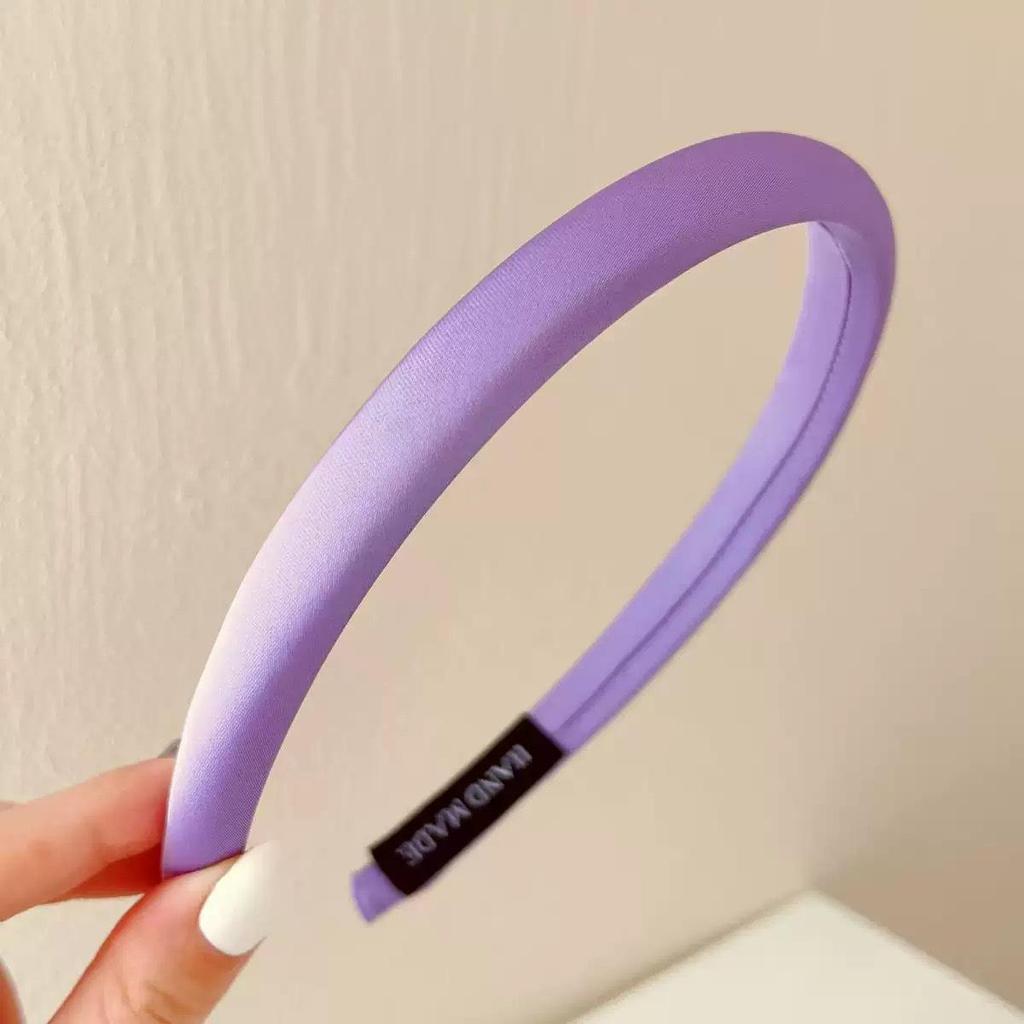 Candy Color Sponge Hair Tie Headband Women's French Style Hair Accessories - Knotted Hairpin Jewelry 