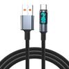 240W Dual Type-C Fast Charging Cable with Digital Display - Compatible with Apple, Huawei, Vivo, Oppo, Xiaomi