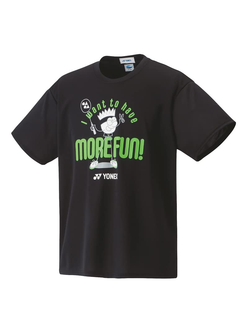 

Short Sleeve Shirt UNI Dry Black S [Yonex] T-shirt (007)