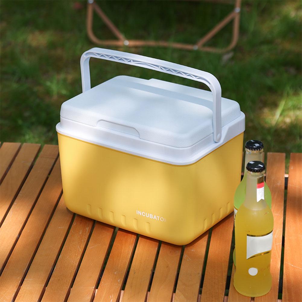 6L Camping Cooler Box Multipurpose Portable Ice Bucket Outdoor Hard Cooler for Camping Picnic Beach Drink Beverage Fishing