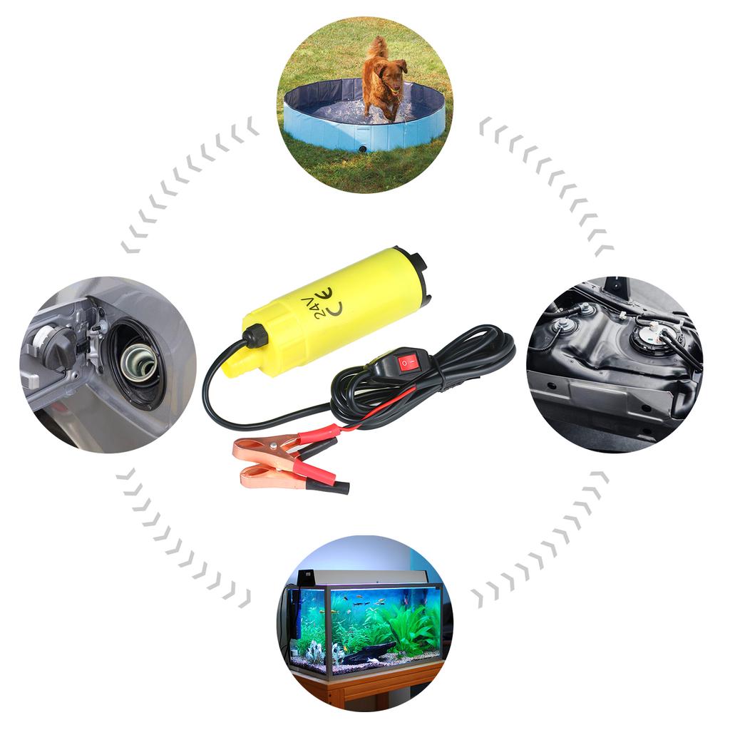 Portable Electric Pump Submersible Fuel Transfer Pump with Outlet Size of 19mm Filter 2 Aligator