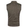 Men's Autumn/Winter Slim Fit Hooded Zipper Fleece Vest