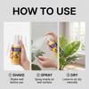 Fake Plant Cleaner 120ml Deep Cleaning Shine Protectant Silk Plant Cleaner Spray No Wipe for Indoor Outdoor Home Office Balcony